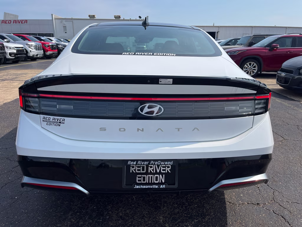2025 Serenity White Hyundai Sonata SEL Convenience FWD Sedan