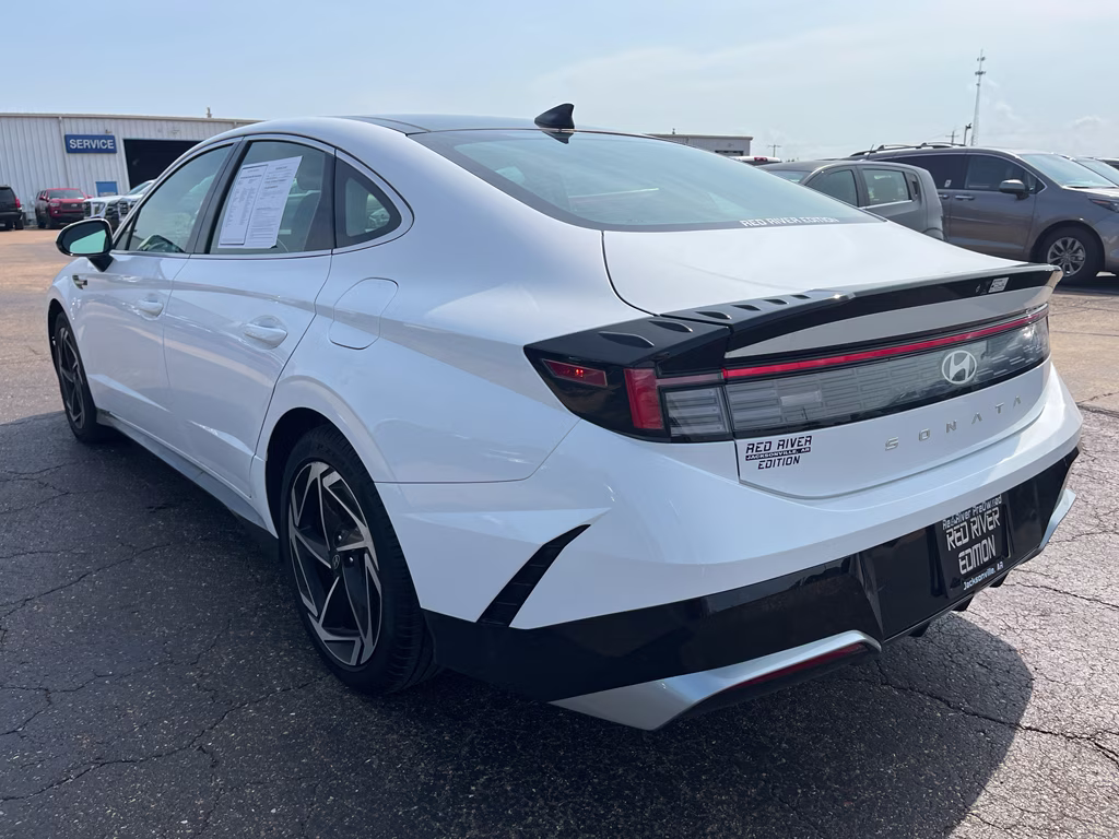 2025 Serenity White Hyundai Sonata SEL Convenience FWD Sedan