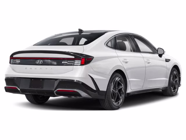 2025 Serenity White Hyundai Sonata SEL FWD Sedan