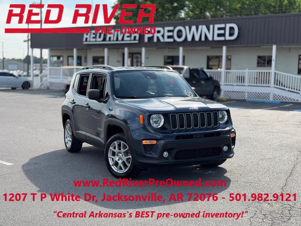 2022 Slate Blue Pearlcoat Jeep Renegade Latitude 4X4 SUV