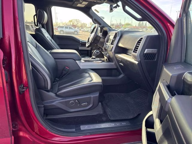 2018 Ruby Red Metallic Tinted Clearcoat Ford F-150 Platinum 4X4 Truck
