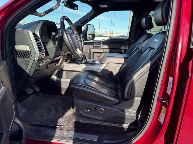 2018 Ruby Red Metallic Tinted Clearcoat Ford F-150 Platinum 4X4 Truck