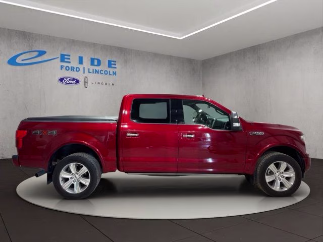 2018 Ruby Red Metallic Tinted Clearcoat Ford F-150 Platinum 4X4 Truck