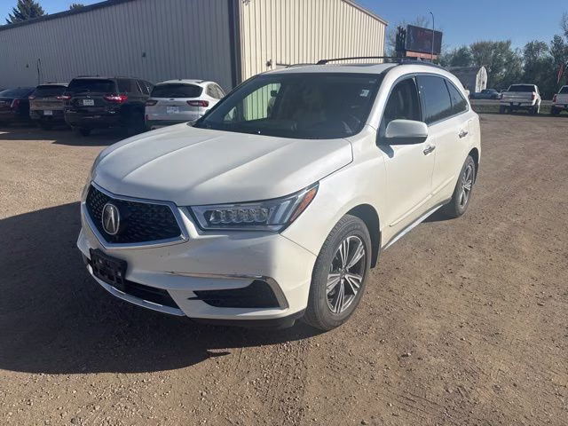 2018 White Acura MDX 3.5L AWD SUV