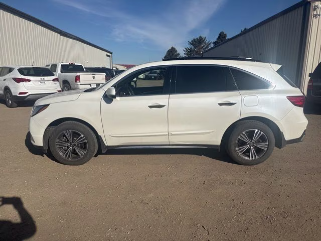 2018 White Acura MDX 3.5L AWD SUV
