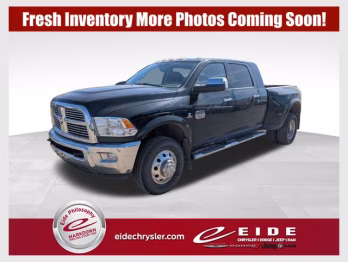 2012 Black Clearcoat Ram 3500 Laramie Longhorn Truck