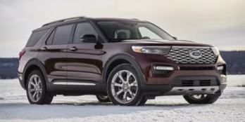 2021 Gray Ford Explorer XLT 4X4 SUV