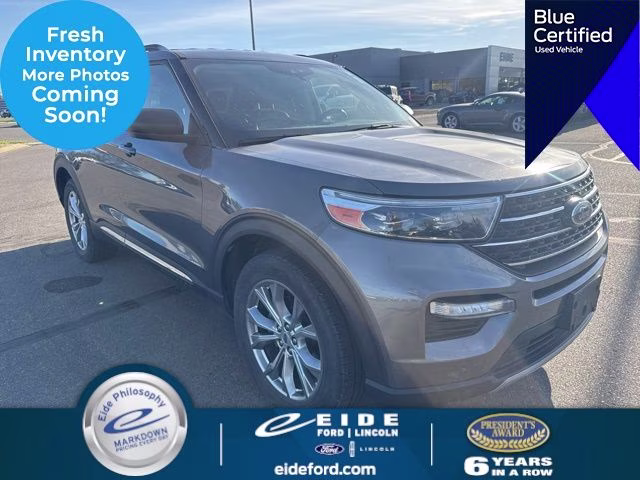 2021 Carbonized Gray Metallic Ford Explorer XLT 4X4 SUV