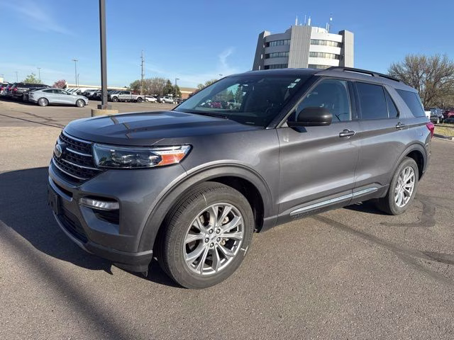 2021 Carbonized Gray Metallic Ford Explorer XLT 4X4 SUV