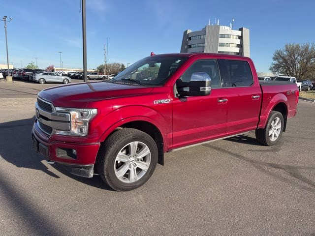 2018 Ruby Red Ford F-150 Platinum 4X4 Truck