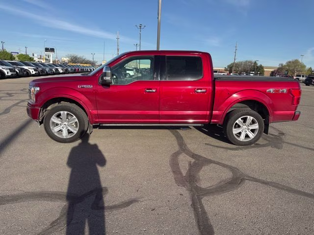 2018 Ruby Red Ford F-150 Platinum 4X4 Truck