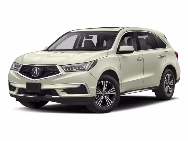2018 White Acura MDX 3.5L AWD SUV