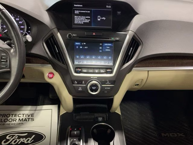 2018 White Acura MDX 3.5L AWD SUV