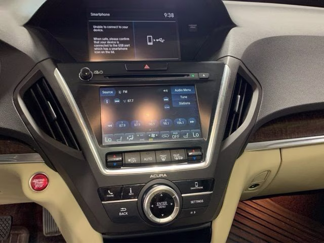 2018 White Acura MDX 3.5L AWD SUV