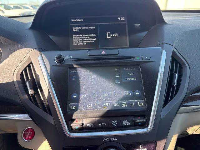 2018 White Acura MDX 3.5L AWD SUV
