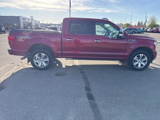 2018 Ruby Red Ford F-150 Platinum 4X4 Truck