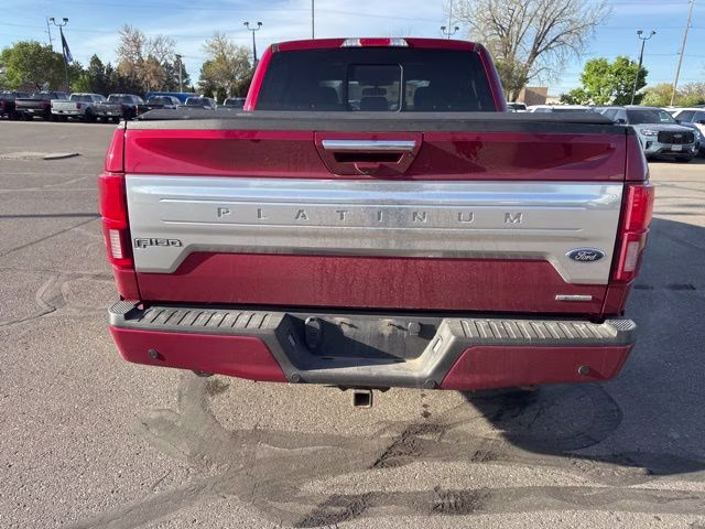 2018 Ruby Red Ford F-150 Platinum 4X4 Truck