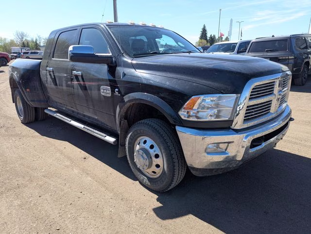 2012 Black Clearcoat Ram 3500 Laramie Longhorn 4X4 Truck
