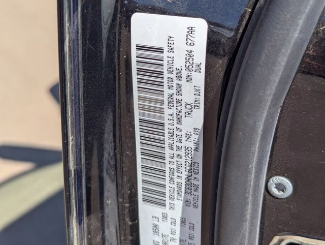 2012 Black Clearcoat Ram 3500 Laramie Longhorn 4X4 Truck