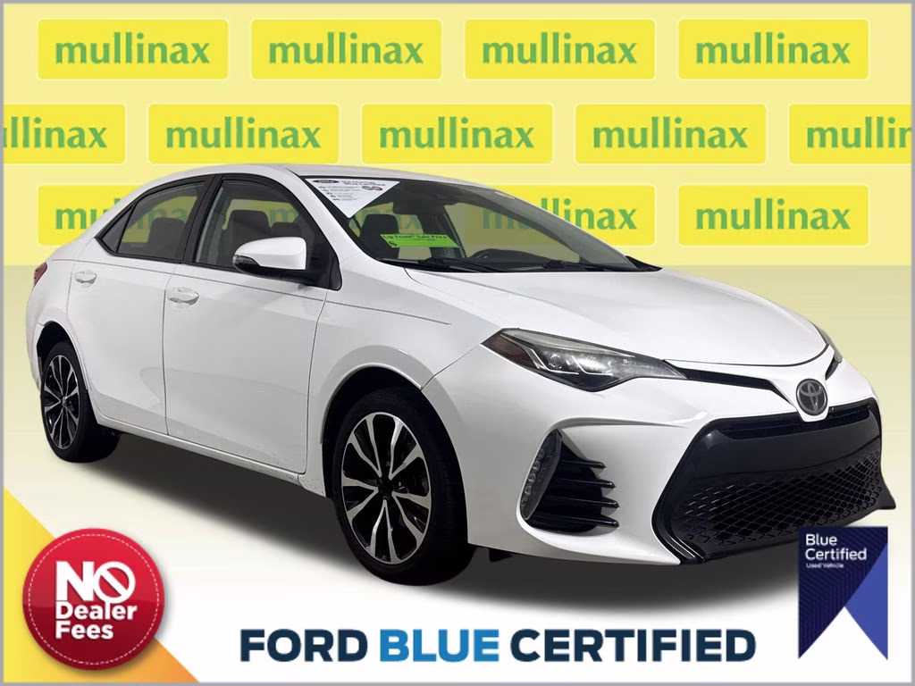 2017 Super White Toyota Corolla L FWD Sedan