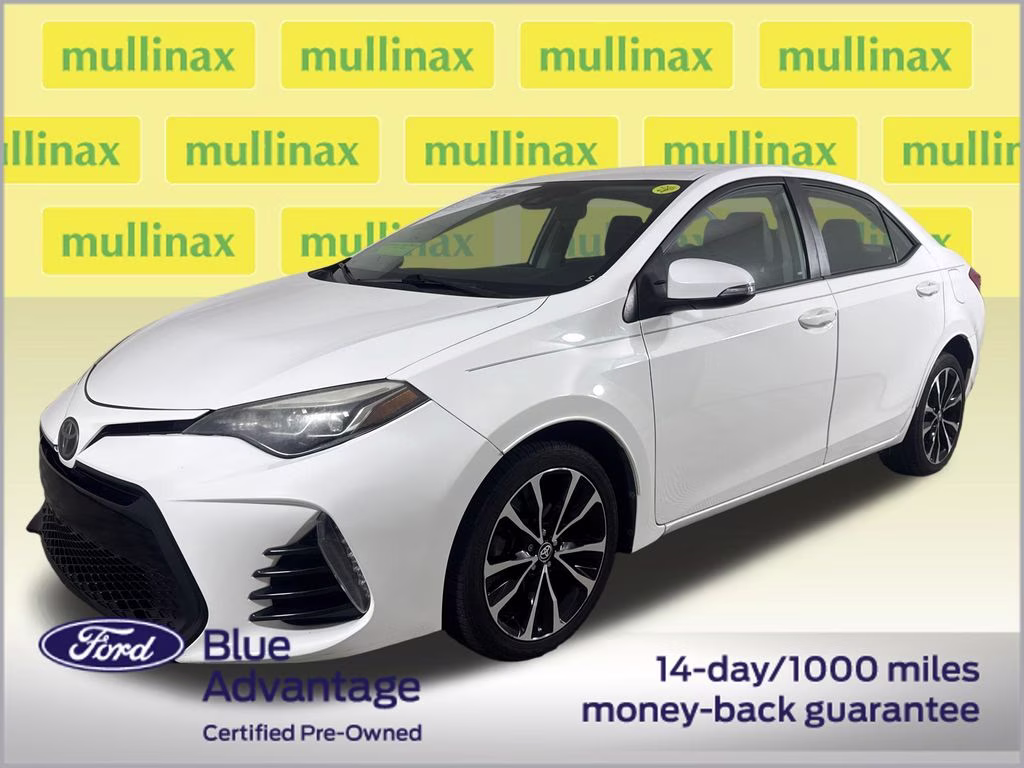 2017 Super White Toyota Corolla L FWD Sedan