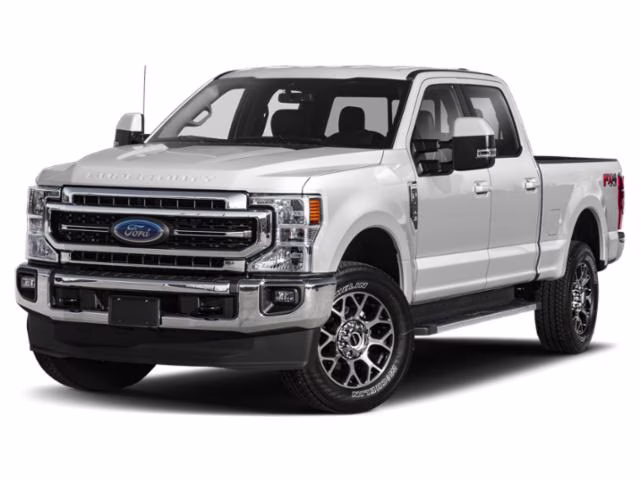 2020 Star White Metallic Tri-Coat Ford Super Duty F-250 SRW Lariat 4X4 Truck