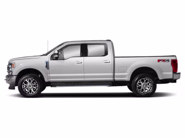 2020 Star White Metallic Tri-Coat Ford Super Duty F-250 SRW Lariat 4X4 Truck