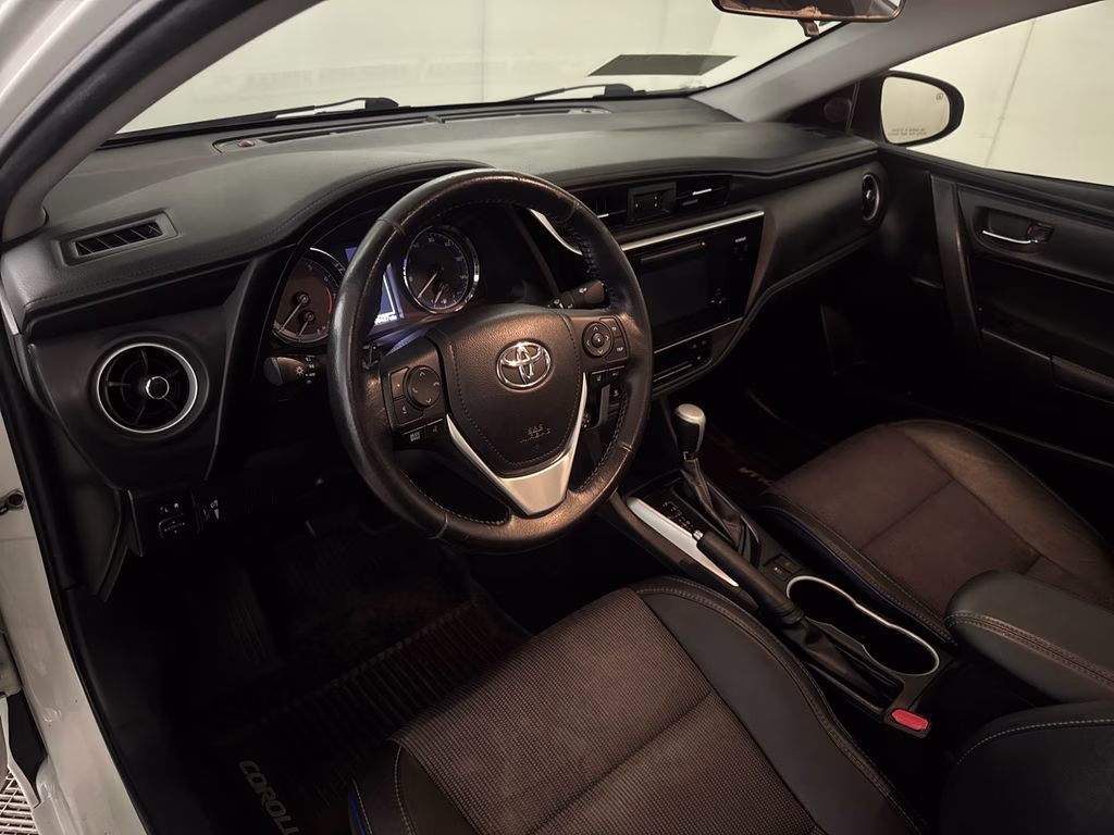2017 Super White Toyota Corolla L FWD Sedan