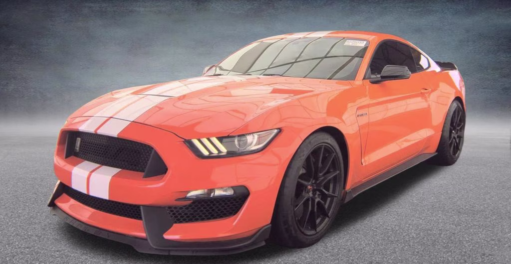 2020 Orange Ford Mustang Shelby GT350 RWD Coupe