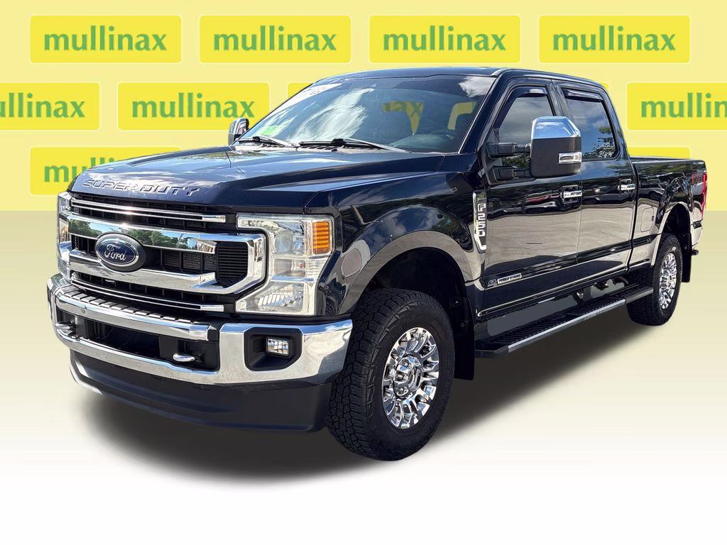2021 Blue Metallic Ford Super Duty F-250 SRW XLT 4X4 Truck