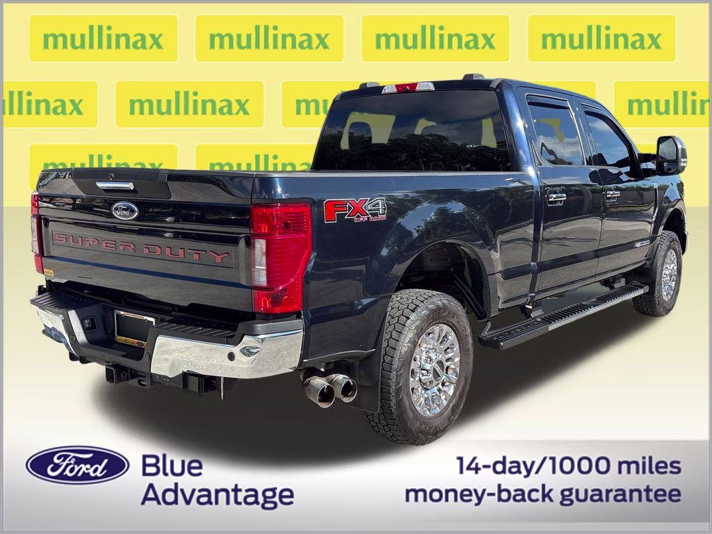 2021 Blue Metallic Ford Super Duty F-250 SRW XLT 4X4 Truck