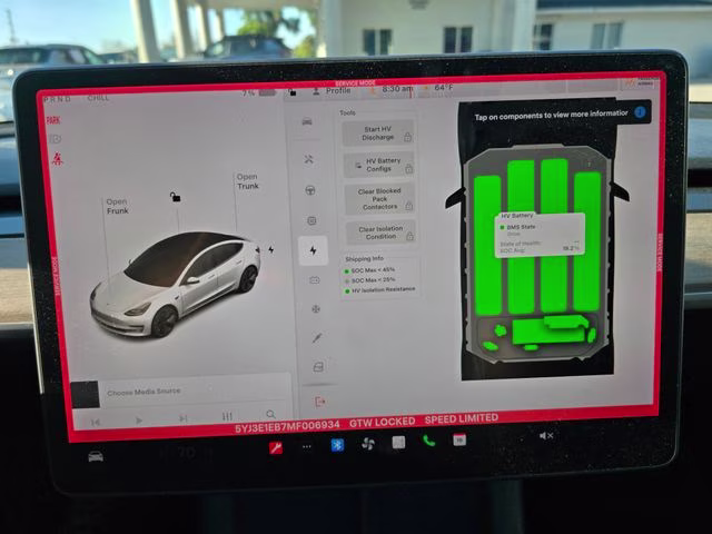 2021 White Tesla Model 3 Long Range AWD Sedan