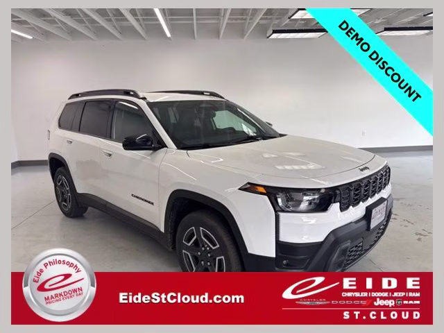2026 Bright White Clearcoat Jeep Cherokee Limited 4X4 SUV