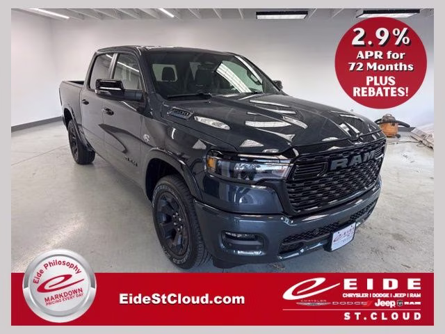 2026 Forged Blue Metallic Ram 1500 Big Horn Night Edition 4X4 Truck