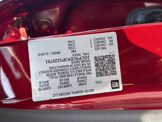2023 Radiant Red Tintcoat Chevrolet Colorado RWD Truck