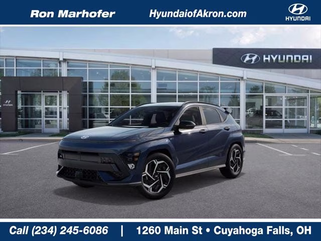 2025 Denim Blue Pearl Hyundai Kona N Line AWD SUV