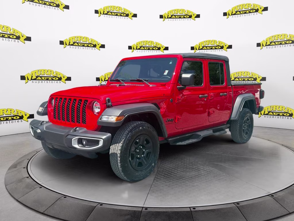 2023 Firecracker Red Clearcoat Jeep Gladiator Sport 4X4 Truck