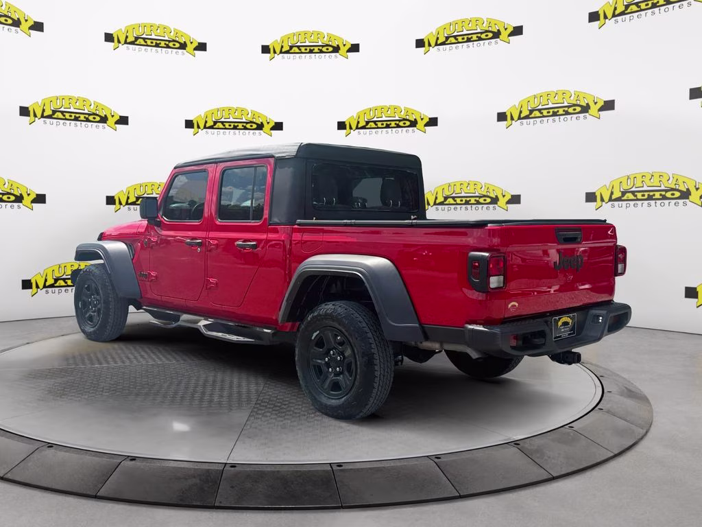 2023 Firecracker Red Clearcoat Jeep Gladiator Sport 4X4 Truck