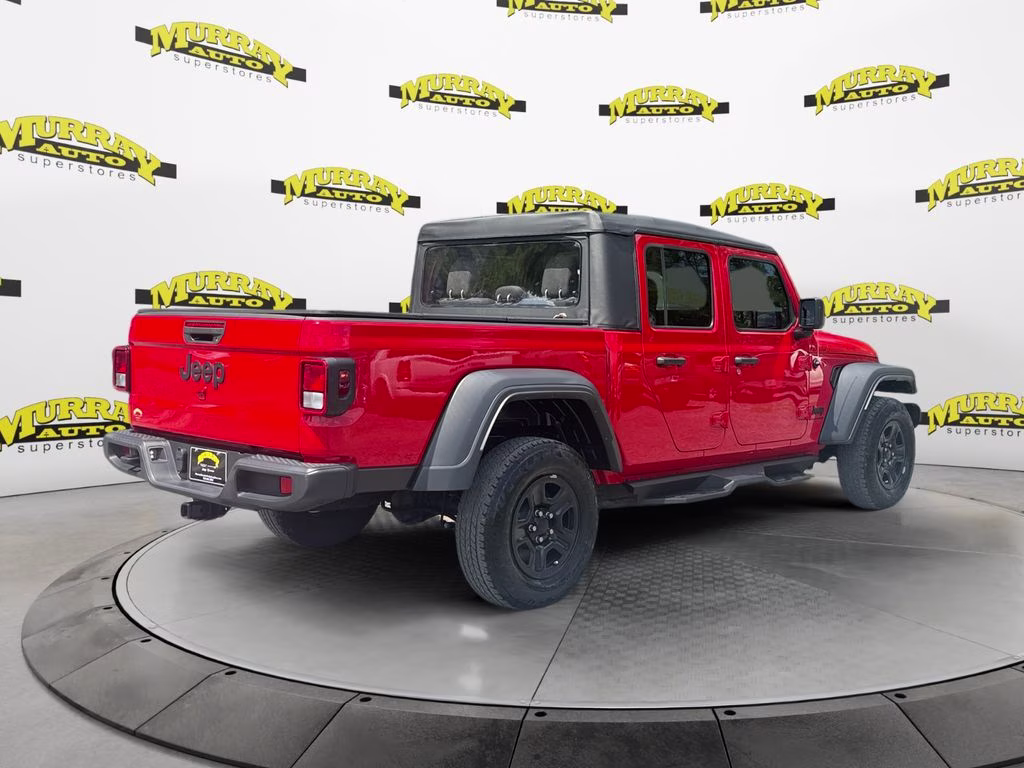 2023 Firecracker Red Clearcoat Jeep Gladiator Sport 4X4 Truck