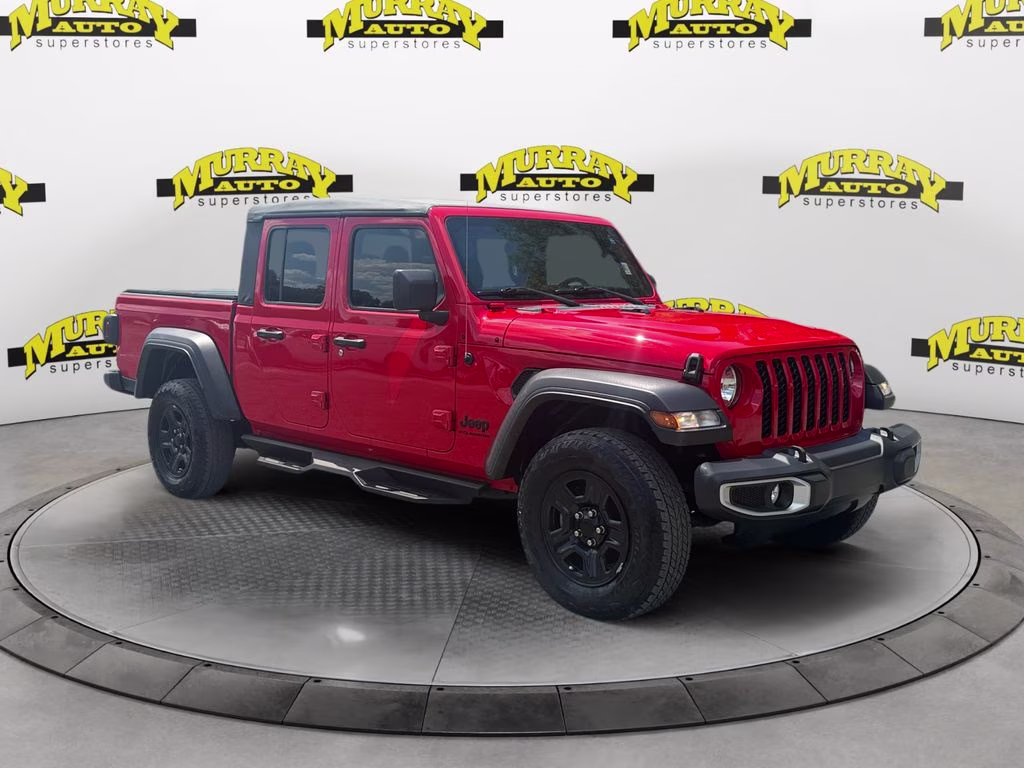 2023 Firecracker Red Clearcoat Jeep Gladiator Sport 4X4 Truck