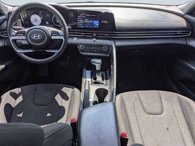 2024 Serenity White Hyundai Elantra SEL FWD Sedan