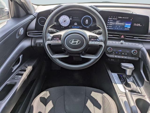 2024 Serenity White Hyundai Elantra SEL FWD Sedan