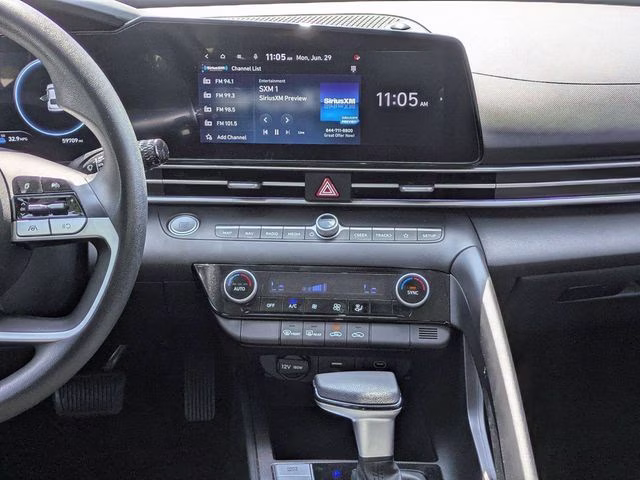 2024 Serenity White Hyundai Elantra SEL FWD Sedan