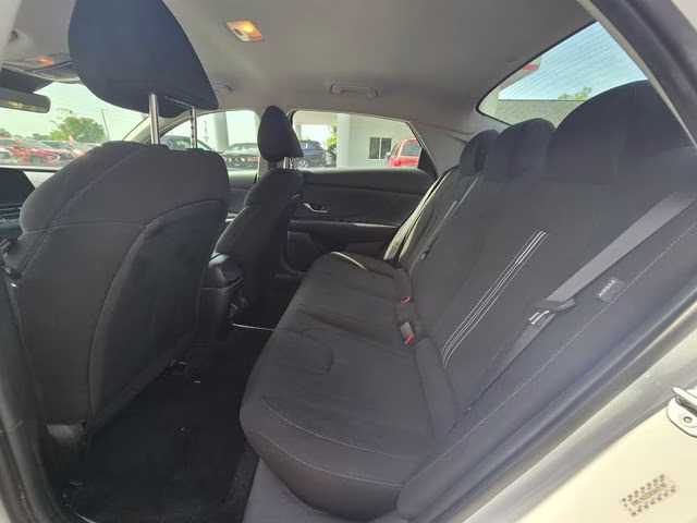 2024 Serenity White Hyundai Elantra SEL FWD Sedan