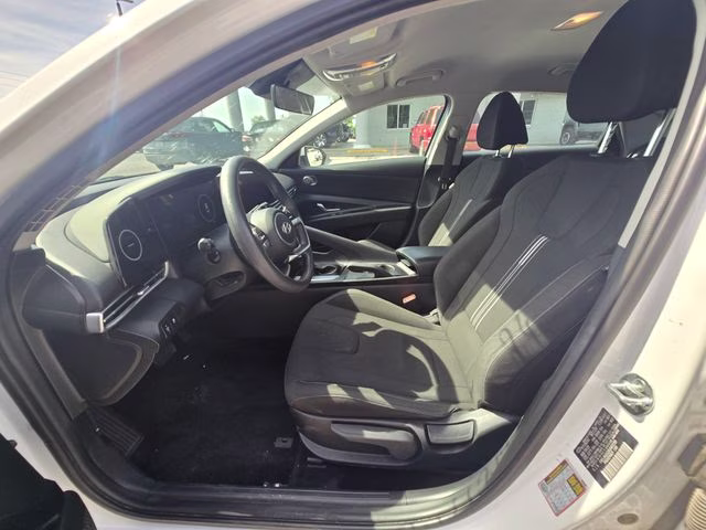 2024 Serenity White Hyundai Elantra SEL FWD Sedan