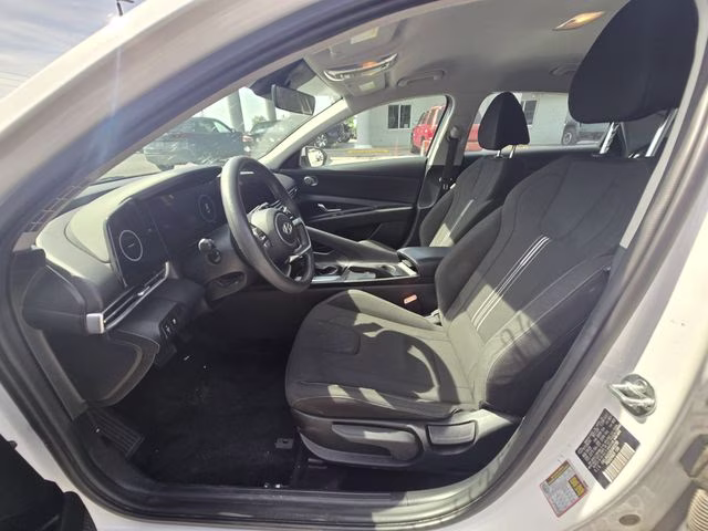 2024 Serenity White Hyundai Elantra SEL FWD Sedan
