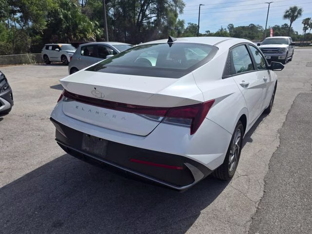 2024 Serenity White Hyundai Elantra SEL FWD Sedan