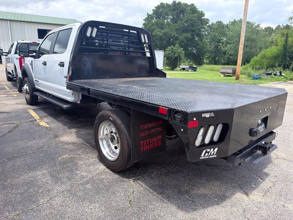 2019 Oxford White Ford Super Duty F-450 DRW XL 4X4 Chassis