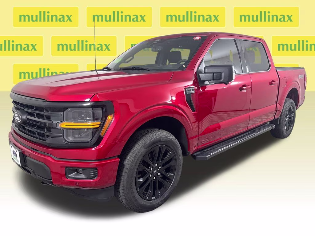 2025 Rapid Red Metallic Tinted Clearcoat Ford F-150 XLT 4X4 Truck