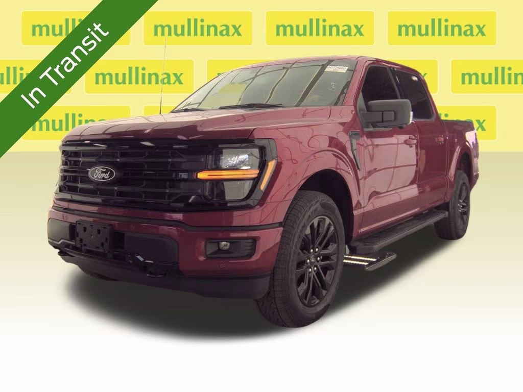 2025 Rapid Red Metallic Tinted Clearcoat Ford F-150 XLT 4X4 Truck